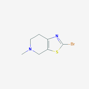 molecular formula C7H9BrN2S B189953 2-溴-5-甲基-4,5,6,7-四氢噻唑并[5,4-c]吡啶 CAS No. 143150-92-9