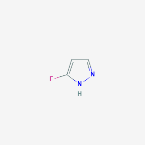 molecular formula C3H3FN2 B189957 3-氟-1H-吡唑 CAS No. 14521-81-4