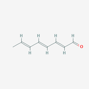 molecular formula C8H10O B018996 2,4,6-辛三烯醛 CAS No. 16326-86-6