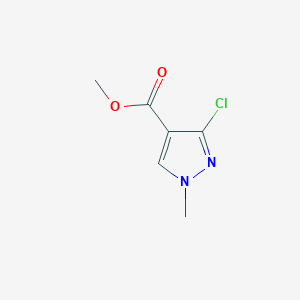 molecular formula C6H7ClN2O2 B189964 Methyl 3-chloro-1-methyl-1H-pyrazole-4-carboxylate CAS No. 148934-66-1