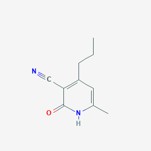molecular formula C10H12N2O B189969 6-Methyl-2-oxo-4-propyl-1,2-dihydropyridine-3-carbonitrile CAS No. 16232-40-9