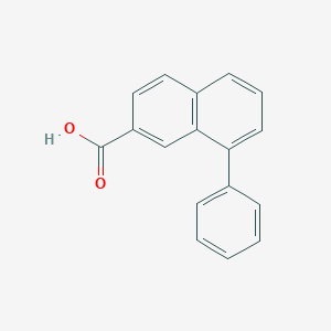 molecular formula C17H12O2 B189970 8-Phenylnaphthalene-2-carboxylic acid CAS No. 144119-86-8
