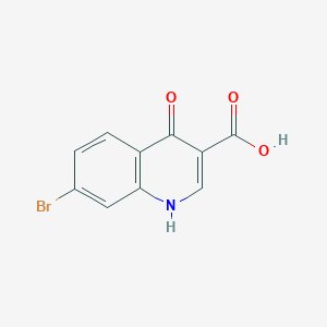 molecular formula C10H6BrNO3 B189971 7-Bromo-4-hydroxyquinoline-3-carboxylic acid CAS No. 154326-11-1
