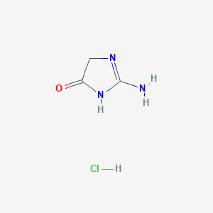 B189976 2-Amino-1H-imidazol-5(4H)-one hydrochloride CAS No. 18221-88-0