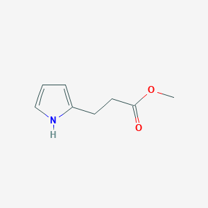 molecular formula C8H11NO2 B018999 3-(1H-吡咯-2-基)丙酸甲酯 CAS No. 69917-80-2