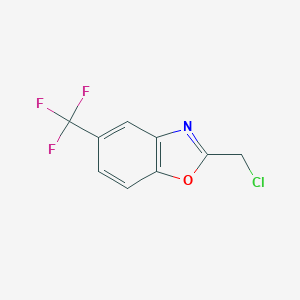 B189991 2-(Chloromethyl)-5-(trifluoromethyl)-1,3-benzoxazole CAS No. 131337-75-2
