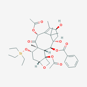 molecular formula C37H52O11Si B019003 7-O-(三乙基甲硅烷基)紫杉醇 III CAS No. 115437-21-3