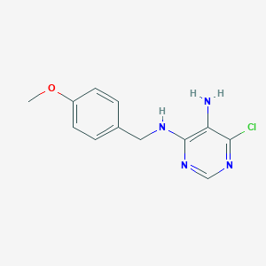 B190031 5-Amino-4-chloro-6-(4-methoxybenzylamino)pyrimidine CAS No. 116062-22-7