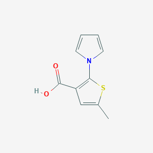 molecular formula C10H9NO2S B190038 5-Methyl-2-pyrrol-1-yl-thiophene-3-carboxylic acid CAS No. 151258-67-2