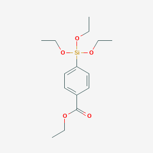 molecular formula C15H24O5Si B190079 4-(三乙氧基甲硅烷基)苯甲酸乙酯 CAS No. 197662-64-9