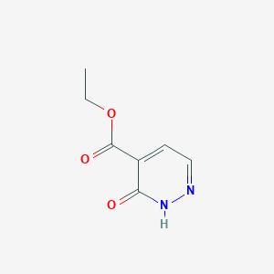 B190084 Ethyl 3-hydroxypyridazine-4-carboxylate CAS No. 1445-55-2