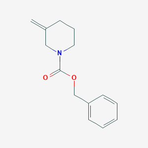 molecular formula C14H17NO2 B190089 苄基3-亚甲基哌啶-1-羧酸酯 CAS No. 138163-15-2
