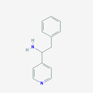 molecular formula C13H14N2 B190090 2-Phenyl-1-pyridin-4-yl-ethylamine CAS No. 118385-86-7