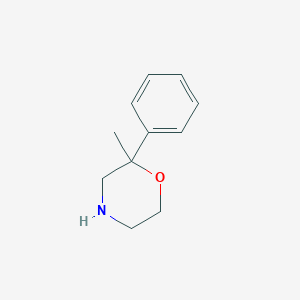 molecular formula C11H15NO B190111 2-Methyl-2-phenylmorpholine CAS No. 109461-41-8