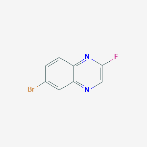 B190163 6-Bromo-2-fluoroquinoxaline CAS No. 112080-07-6