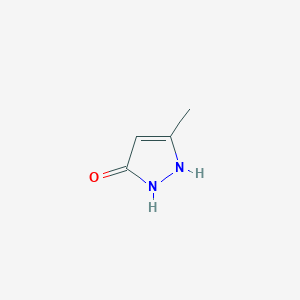 molecular formula C4H6N2O B190171 3-甲基-3-吡唑啉-5-酮 CAS No. 132712-71-1