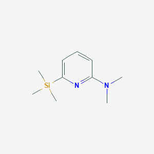 molecular formula C10H18N2Si B190240 N,N-dimethyl-6-(trimethylsilyl)pyridin-2-amine CAS No. 199273-61-5