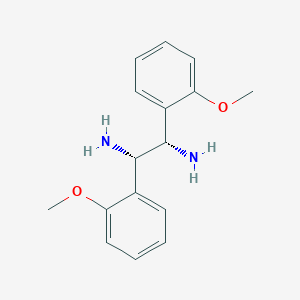 molecular formula C16H20N2O2 B190254 (1S,2S)-1,2-双(2-甲氧基苯基)乙烷-1,2-二胺 CAS No. 148240-65-7