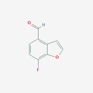 molecular formula C9H5FO2 B190257 7-Fluorobenzofuran-4-carbaldehyde CAS No. 199391-59-8