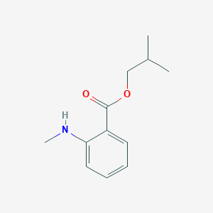 molecular formula C12H17NO2 B019027 Isobutyl 2-(methylamino)benzoate CAS No. 65505-24-0