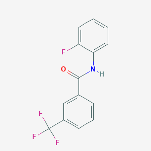 molecular formula C14H9F4NO B190272 n-(2-Fluorophenyl)-3-(trifluoromethyl)benzamide CAS No. 199461-55-7