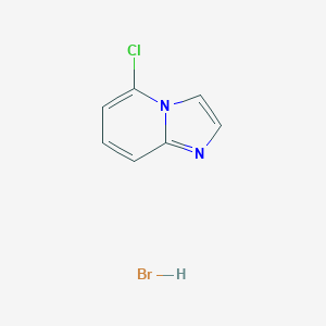 molecular formula C7H6BrClN2 B190278 5-Chloroimidazo[1,2-a]pyridine hydrobromide CAS No. 114603-78-0