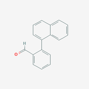 molecular formula C17H12O B190292 2-(萘-1-基)苯甲醛 CAS No. 142598-69-4