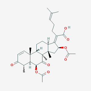 molecular formula C33H44O8 B190442 灰黄霉素酸 CAS No. 29400-42-8