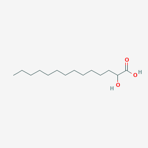 molecular formula C14H28O3 B190465 2-羟基十四烷酸 CAS No. 2507-55-3