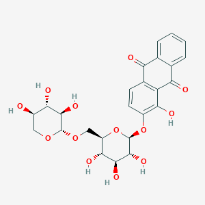 molecular formula C25H26O13 B190479 茜草酸 CAS No. 152-84-1