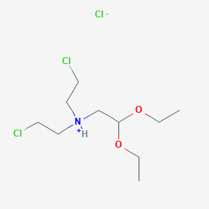 B019048 (Bis(2-chloroethyl)amino)acetaldehyde diethyl acetal hydrochloride CAS No. 102585-24-0