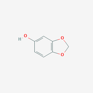 molecular formula C7H6O3 B190485 芝麻酚 CAS No. 533-31-3