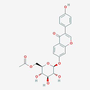 molecular formula C23H22O10 B190512 6''-O-乙酰大豆苷 CAS No. 71385-83-6