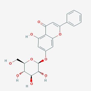 molecular formula C21H20O9 B190516 菊花苷-7β-单葡萄糖苷 CAS No. 31025-53-3
