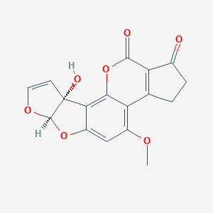 molecular formula C17H12O7 B190522 黄曲霉毒素 M1 CAS No. 6795-23-9
