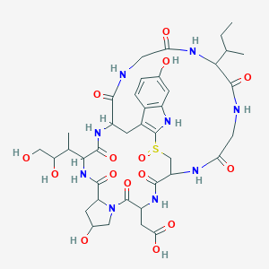 molecular formula C39H53N9O15S B190557 β-鹅膏蕈毒素 CAS No. 21150-22-1