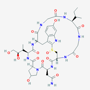 molecular formula C39H54N10O14S B190558 α-鹅膏蕈毒素 CAS No. 23109-05-9