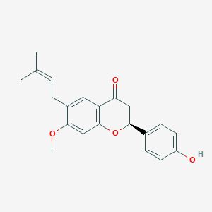 molecular formula C21H22O4 B190651 巴韦赤宁 CAS No. 19879-30-2