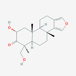 molecular formula C20H28O4 B019066 异海绵二醇 CAS No. 111139-69-6
