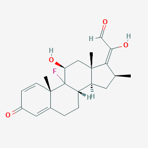 molecular formula C22H27FO4 B190667 (2E)-2-[(8S,10S,11S,13S,14S,16S)-9-氟-11-羟基-10,13,16-三甲基-3-氧代-6,7,8,11,12,14,15,16-八氢环戊[a]菲并蒽-17-亚基]-2-羟基乙醛 CAS No. 52647-07-1