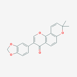 molecular formula C21H16O5 B190725 Calopogoniumisoflavone B CAS No. 62502-14-1