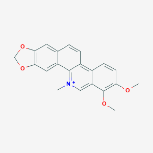 molecular formula C21H18NO4+ B190780 黄连碱 CAS No. 34316-15-9
