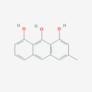molecular formula C15H12O3 B190791 3-Methyl-1,8,9-anthracenetriol CAS No. 491-59-8