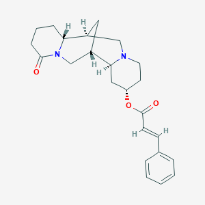 molecular formula C24H30N2O3 B190800 [(1S,2S,4S,9S,10R)-14-氧代-7,15-二氮杂四环[7.7.1.02,7.010,15]十七烷-4-基] (E)-3-苯基丙-2-烯酸酯 CAS No. 5835-04-1