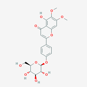 molecular formula C23H24O11 B190802 蓟马林 CAS No. 13020-19-4