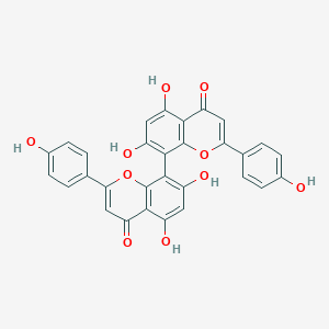 molecular formula C30H18O10 B190865 柏木黄素 CAS No. 3952-18-9