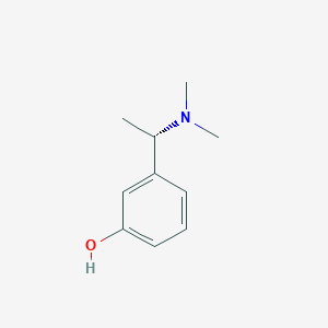 molecular formula C10H15NO B019088 3-[(1S)-1-(二甲氨基)乙基]苯酚 CAS No. 139306-10-8