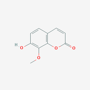 molecular formula C10H8O4 B190924 7-羟基-8-甲氧基香豆素 CAS No. 485-90-5