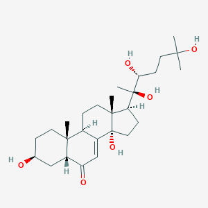 molecular formula C27H44O6 B190948 2-脱氧-20-羟基蜕皮激素 CAS No. 17942-08-4