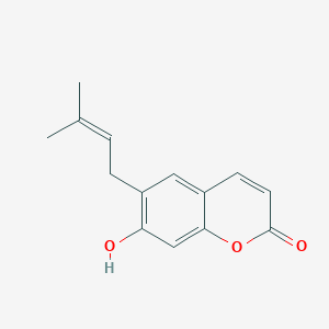 molecular formula C14H14O3 B190953 去甲软木栓素 CAS No. 21422-04-8